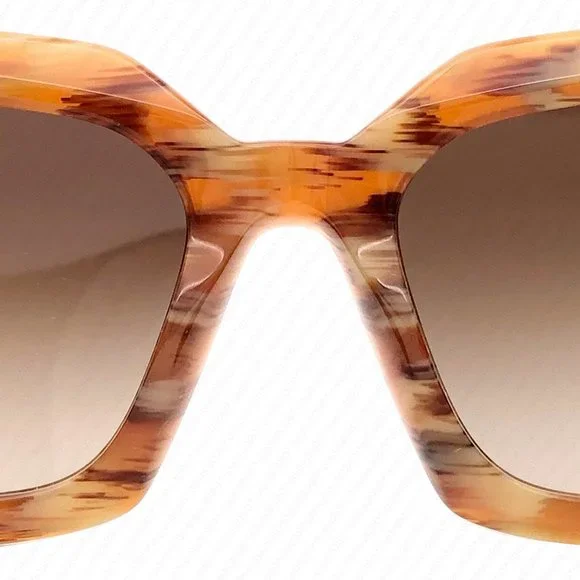 New Burberry Daisy BE4344 394013 51mm Spotted Brown Sunglasses - Picture 10 of 12